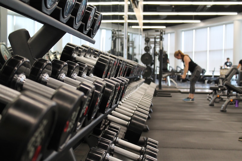 Marcus lifting heavy weights at the gym
